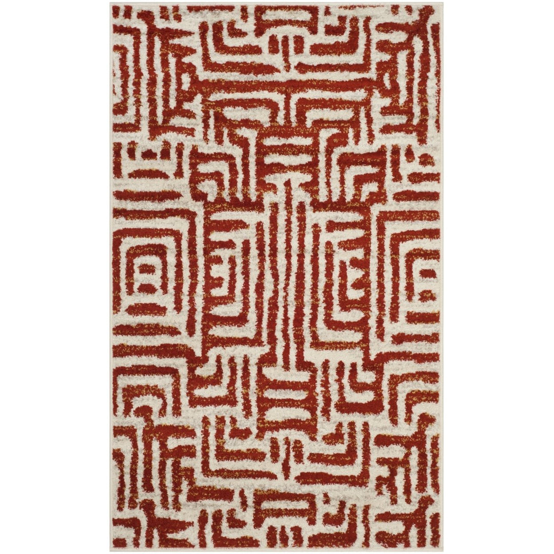 SAFAVIEH Amsterdam AMS106B Ivory / Terracotta Rug Image 1