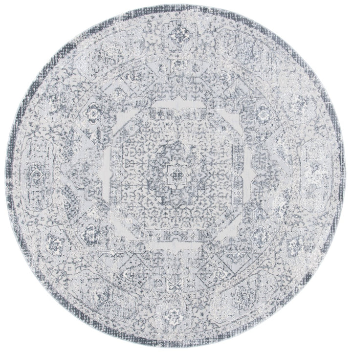 SAFAVIEH Alhambra ALH629F Dark Grey / Grey Rug Image 4