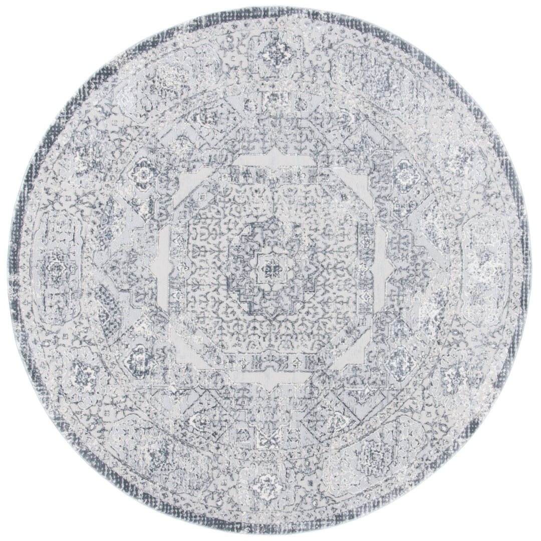 SAFAVIEH Alhambra ALH629F Dark Grey / Grey Rug Image 1