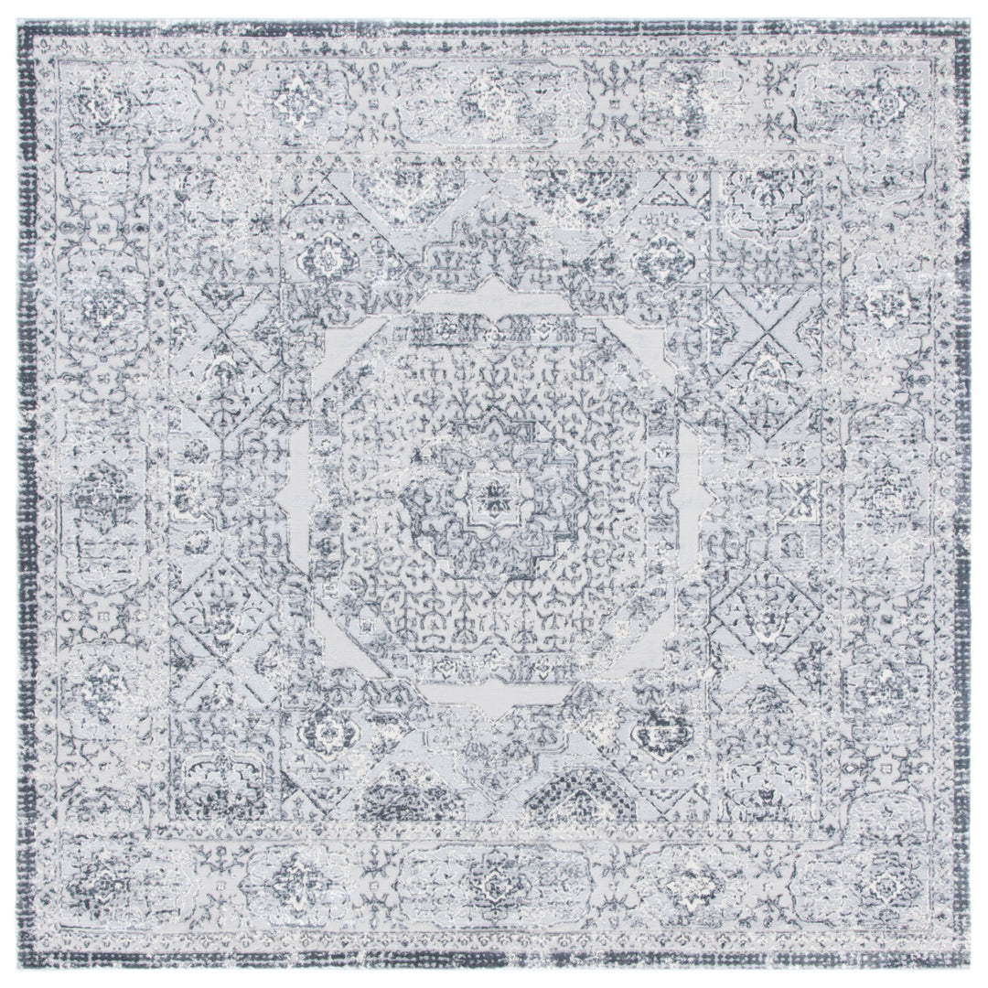 SAFAVIEH Alhambra ALH629F Dark Grey / Grey Rug Image 6