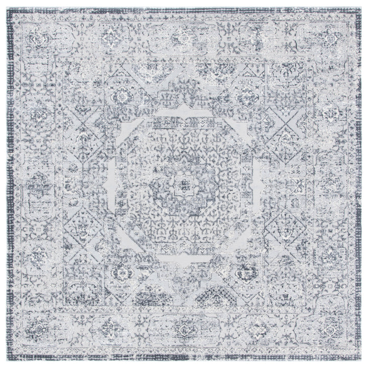 SAFAVIEH Alhambra ALH629F Dark Grey / Grey Rug Image 6