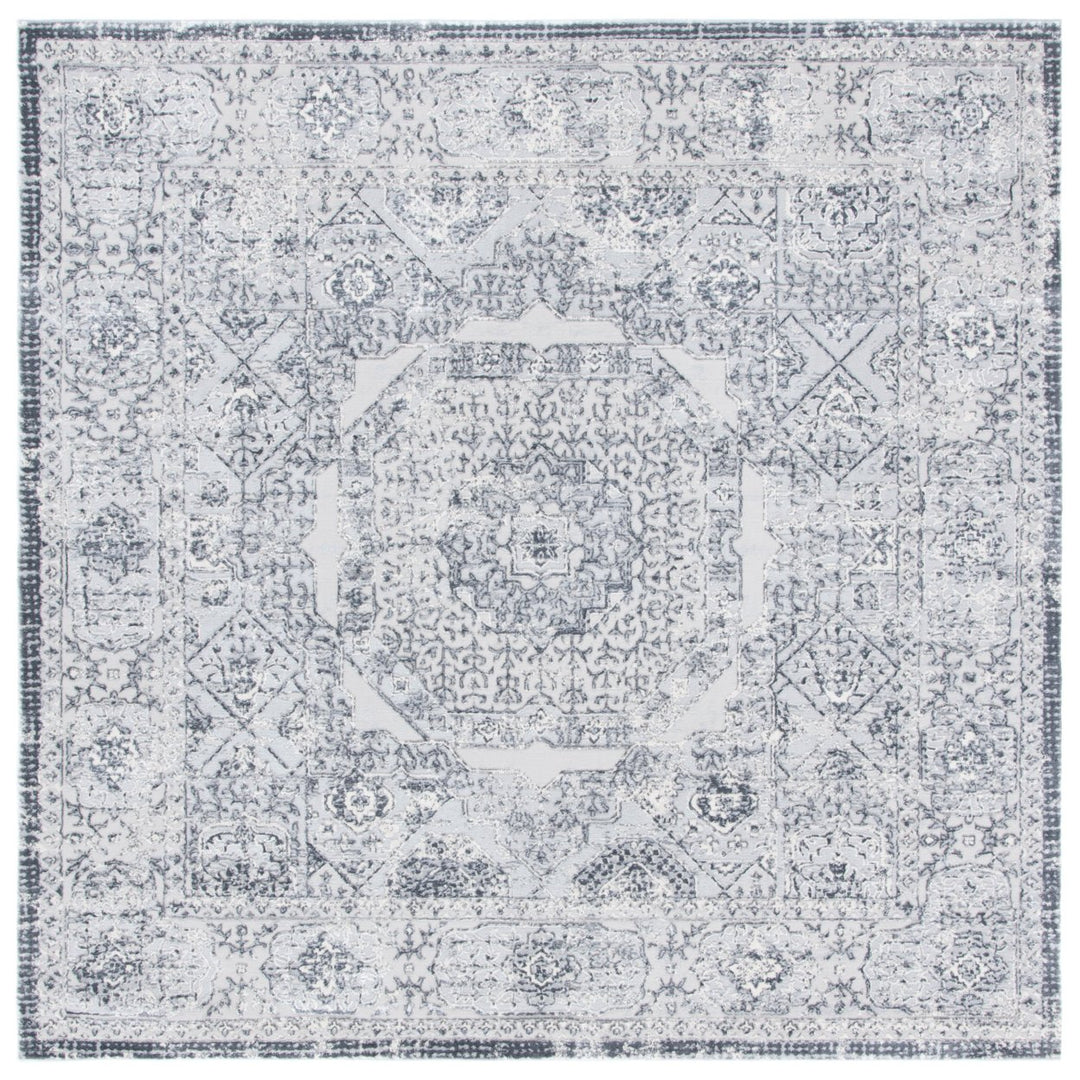 SAFAVIEH Alhambra ALH629F Dark Grey / Grey Rug Image 1