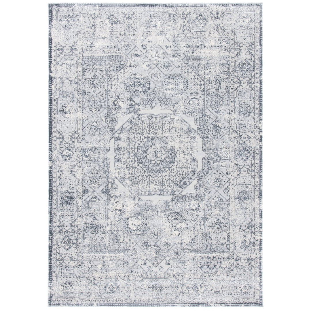 SAFAVIEH Alhambra ALH629F Dark Grey / Grey Rug Image 1