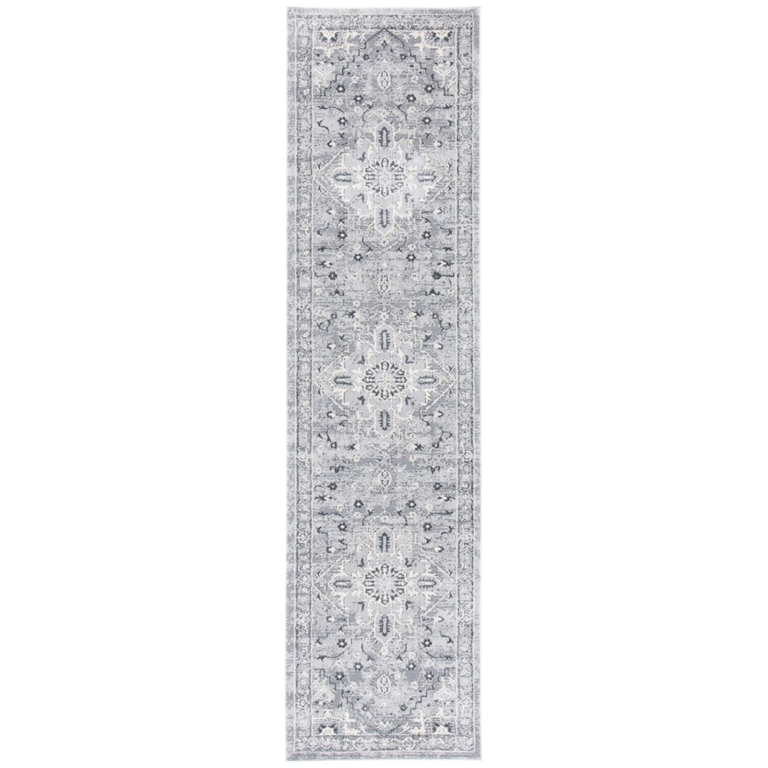 SAFAVIEH Alhambra Collection ALH610A Cream / Grey Rug Image 5