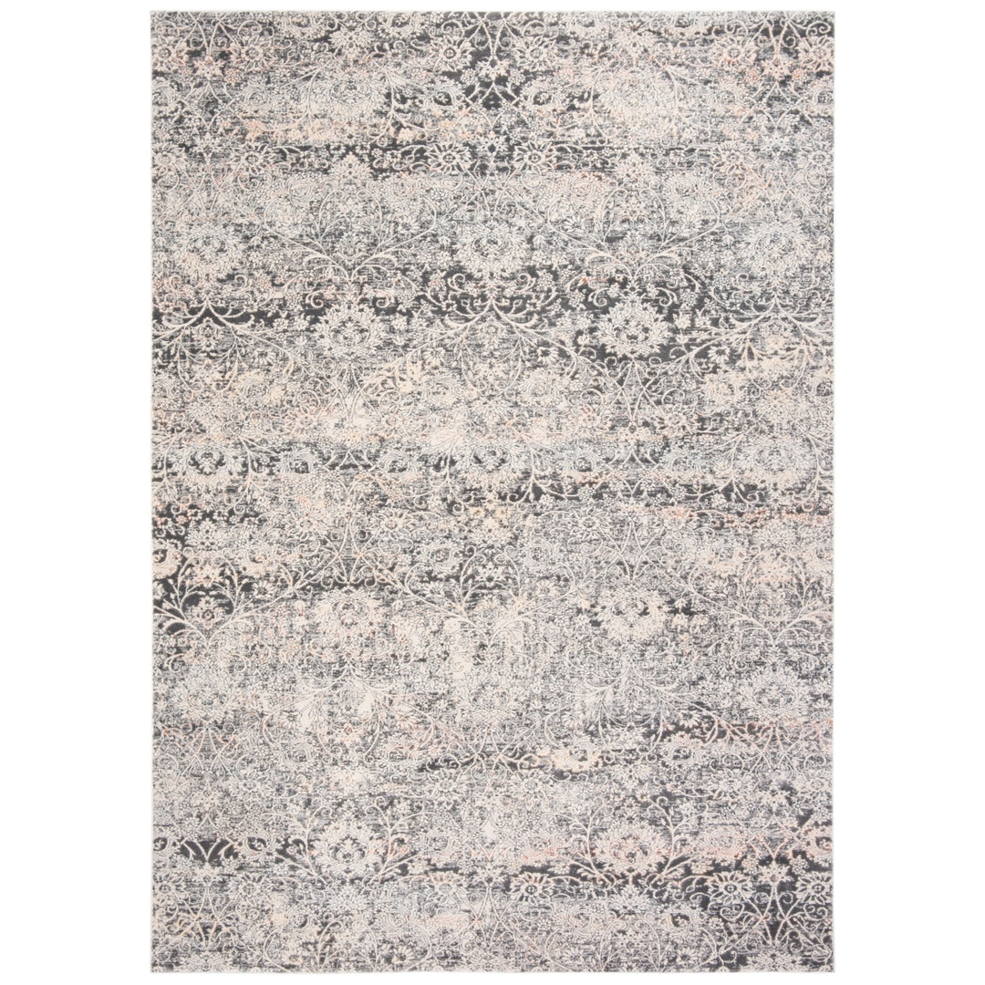 SAFAVIEH Alhambra Collection ALH617A Cream / Grey Rug Image 1