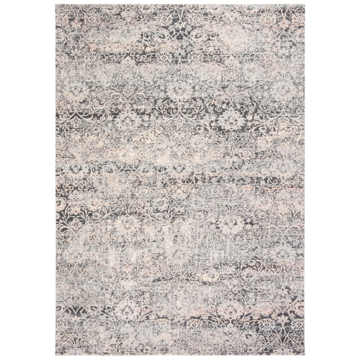 SAFAVIEH Alhambra Collection ALH617A Cream / Grey Rug Image 1