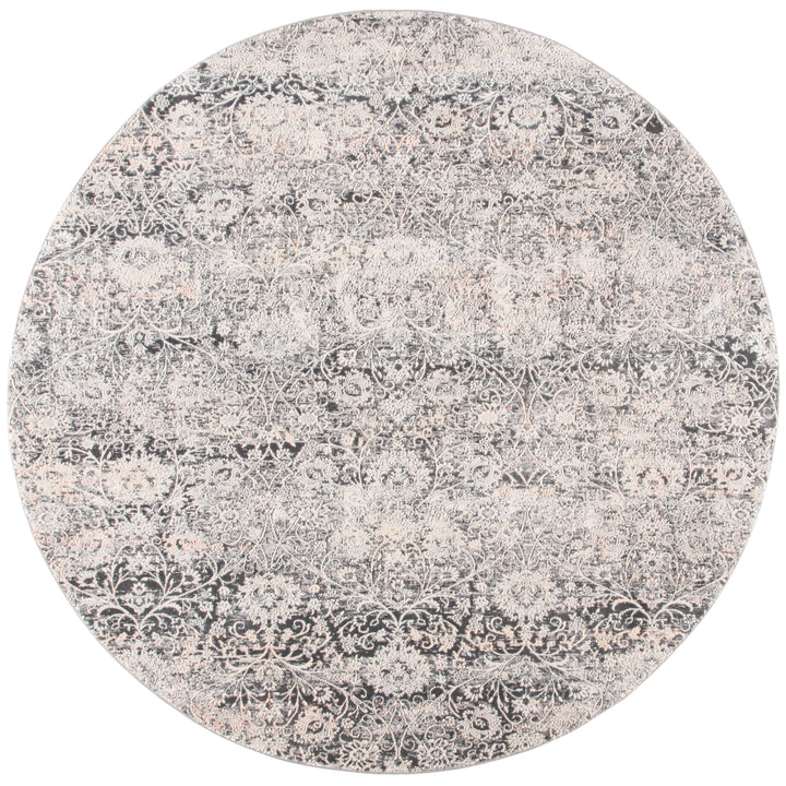 SAFAVIEH Alhambra Collection ALH617A Cream / Grey Rug Image 4