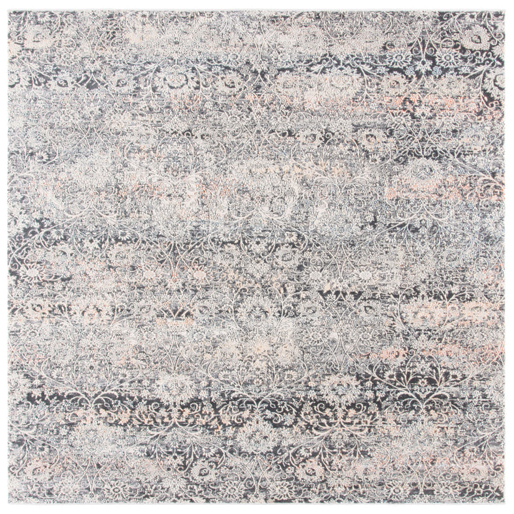 SAFAVIEH Alhambra Collection ALH617A Cream / Grey Rug Image 6