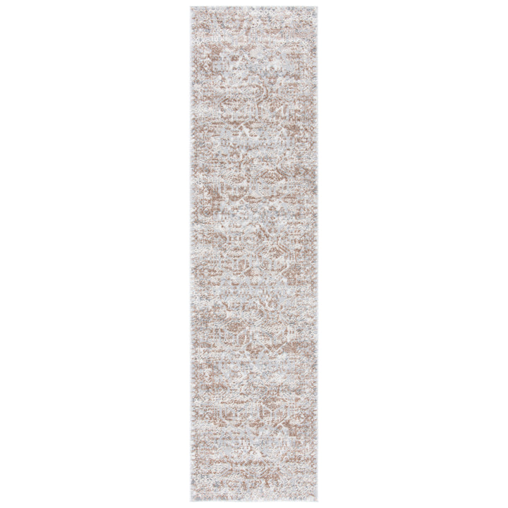 SAFAVIEH Alhambra Collection ALH625F Grey / Brown Rug Image 5