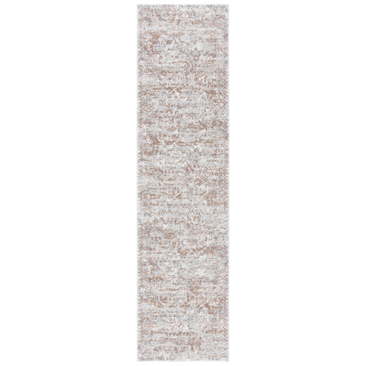 SAFAVIEH Alhambra Collection ALH625F Grey / Brown Rug Image 1