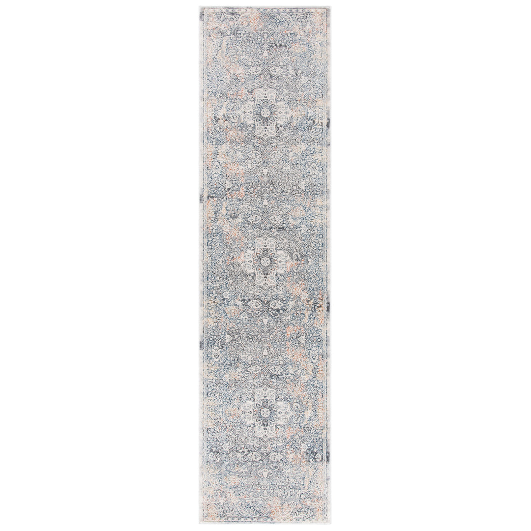 SAFAVIEH Alhambra Collection ALH628A Cream / Grey Rug Image 5