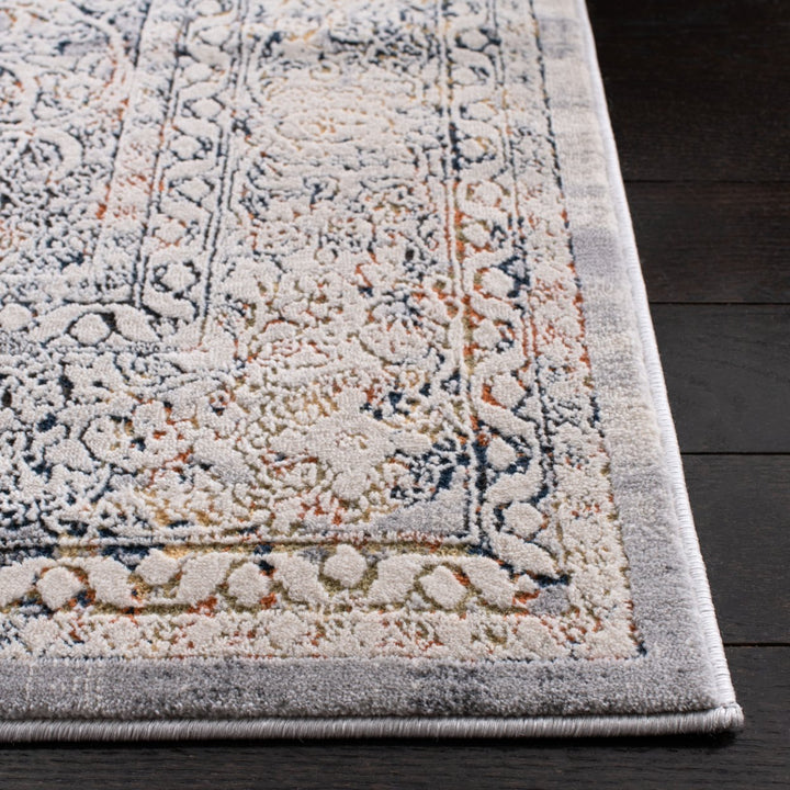 SAFAVIEH Alhambra Collection ALH628A Cream / Grey Rug Image 7