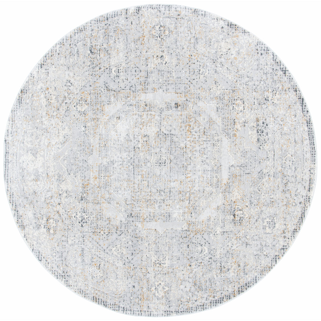 SAFAVIEH Alhambra ALH629E Light Grey / Grey Rug Image 4