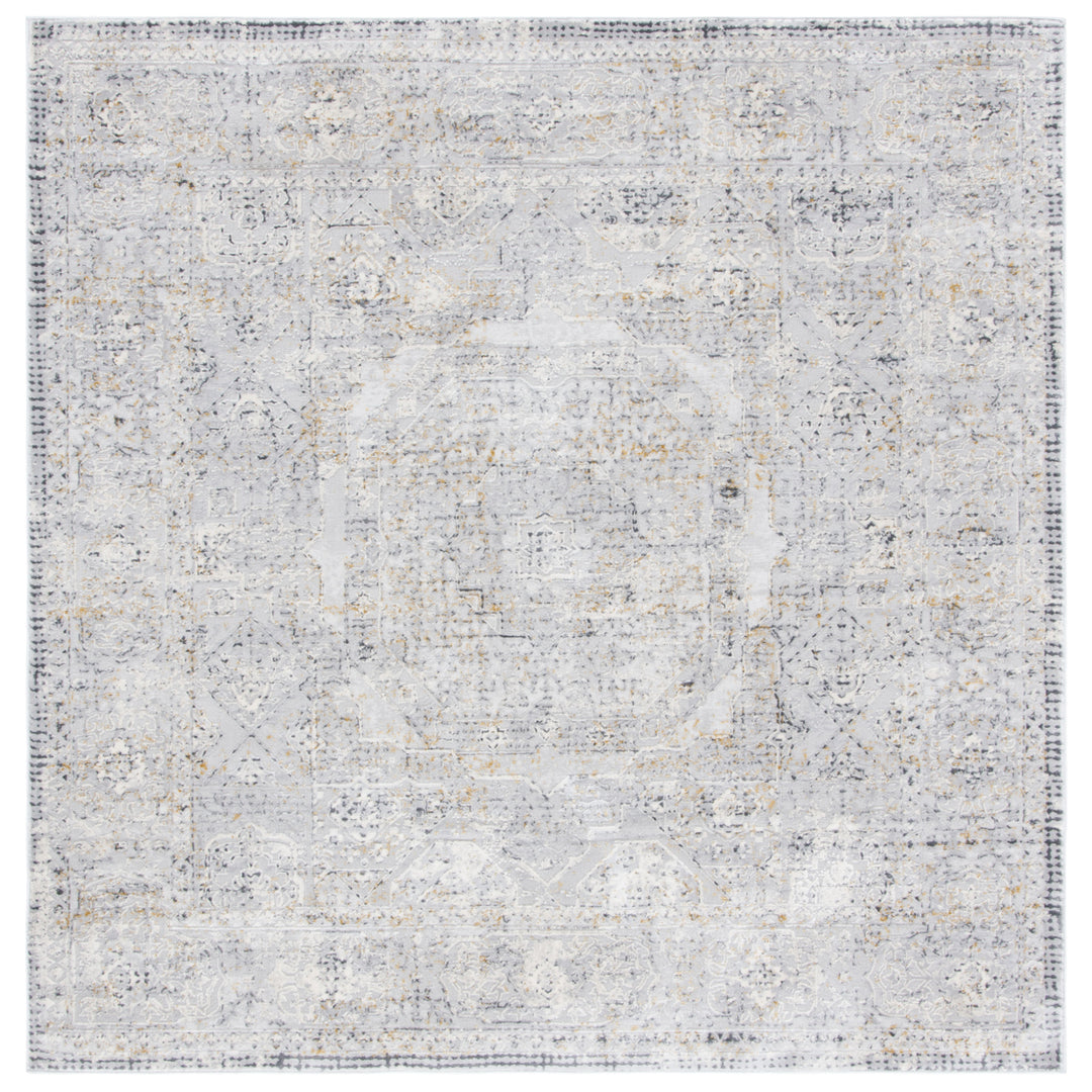 SAFAVIEH Alhambra ALH629E Light Grey / Grey Rug Image 6