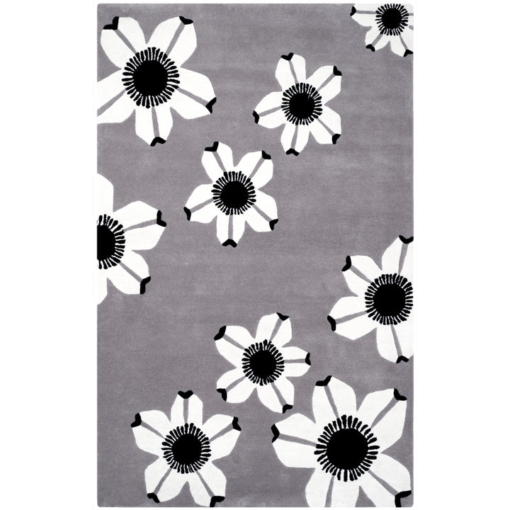 SAFAVIEH Allure Collection ALR123C Handmade Grey Rug Image 2