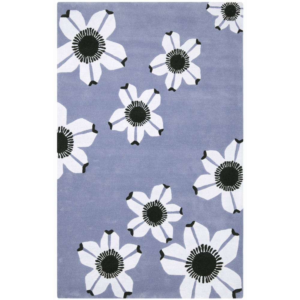 SAFAVIEH Allure Collection ALR123A Handmade Blue Rug Image 2