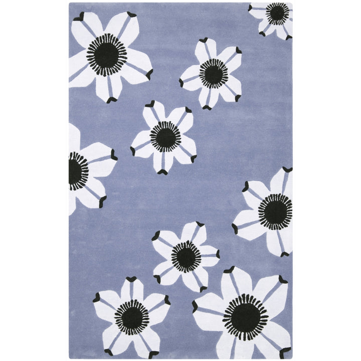 SAFAVIEH Allure Collection ALR123A Handmade Blue Rug Image 2