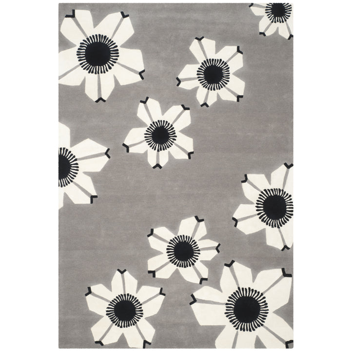 SAFAVIEH Allure Collection ALR123C Handmade Grey Rug Image 5