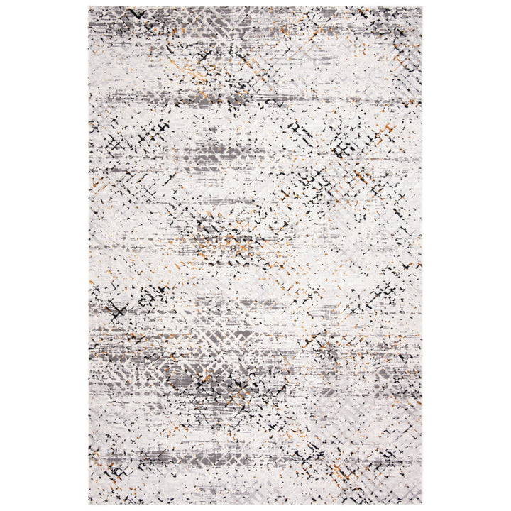 SAFAVIEH Amalfi Collection AMF552A Cream / Charcoal Rug Image 1