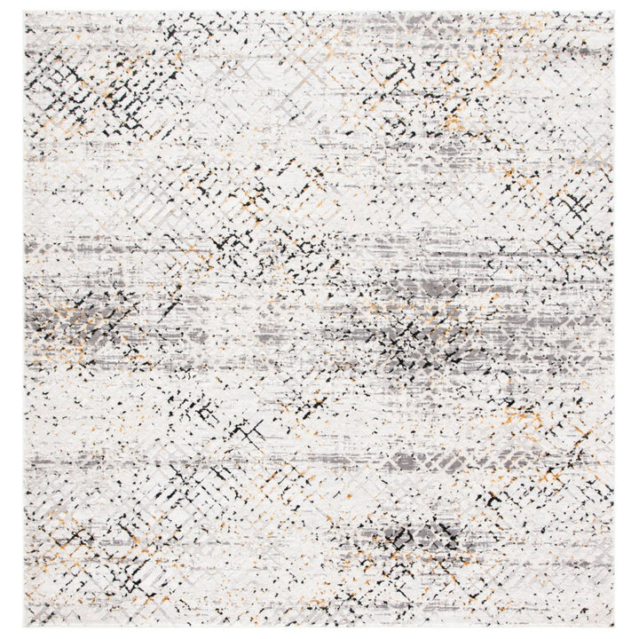 SAFAVIEH Amalfi Collection AMF552A Cream / Charcoal Rug Image 4