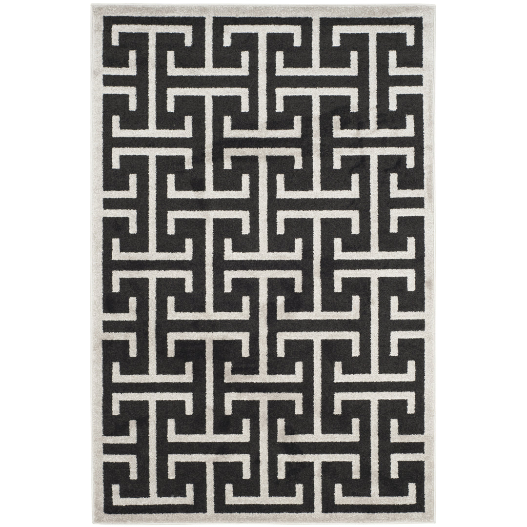 SAFAVIEH Amherst AMT404G Anthracite / Light Grey Rug Image 5