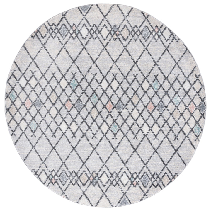 SAFAVIEH Amsterdam Collection AMS115F Grey / Ivory Rug Image 4