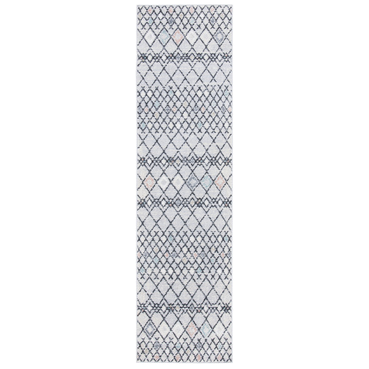 SAFAVIEH Amsterdam Collection AMS115F Grey / Ivory Rug Image 5