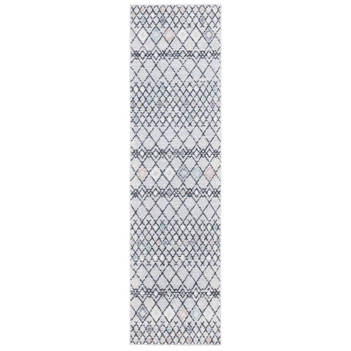 SAFAVIEH Amsterdam Collection AMS115F Grey / Ivory Rug Image 1