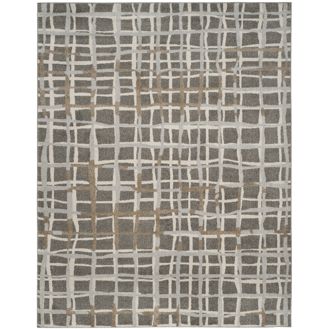 SAFAVIEH Amherst Collection AMT403C Grey / Ivory Rug Image 1