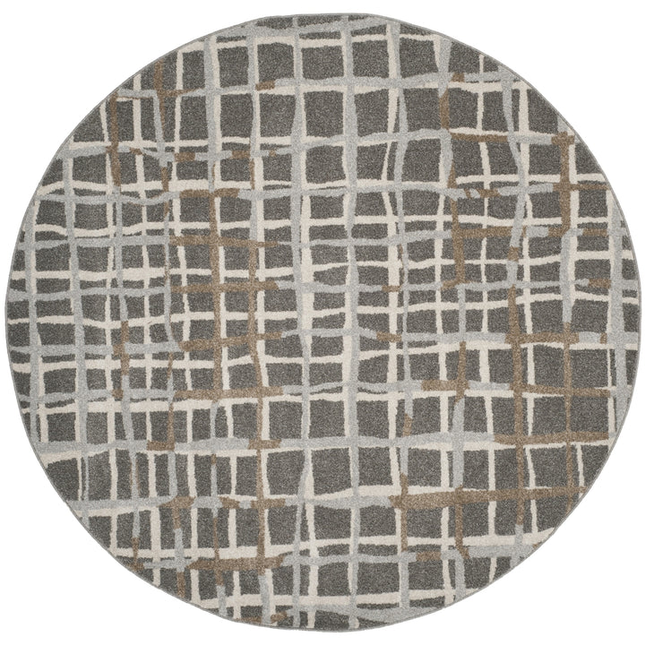 SAFAVIEH Amherst Collection AMT403C Grey / Ivory Rug Image 4