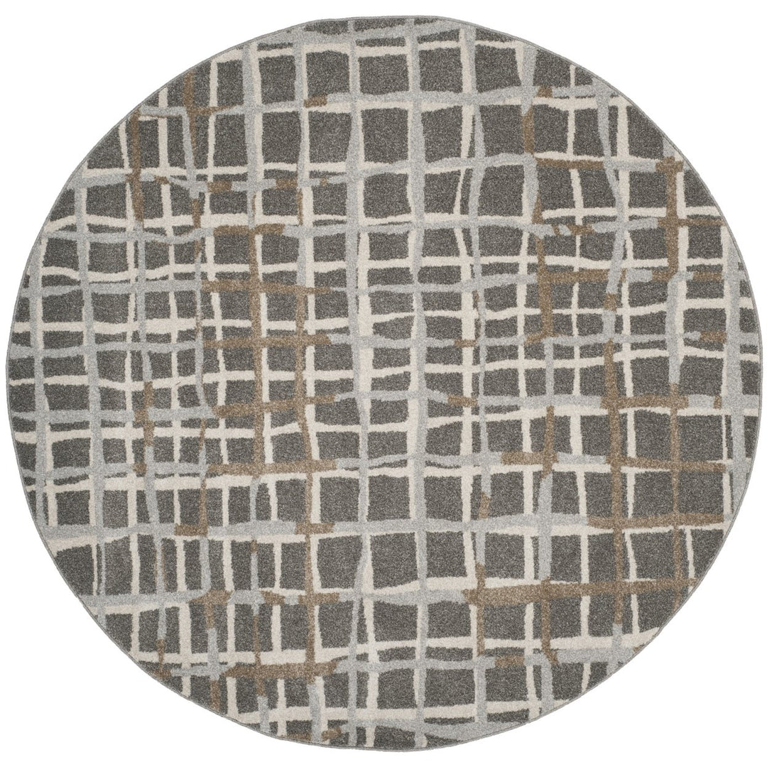 SAFAVIEH Amherst Collection AMT403C Grey / Ivory Rug Image 1