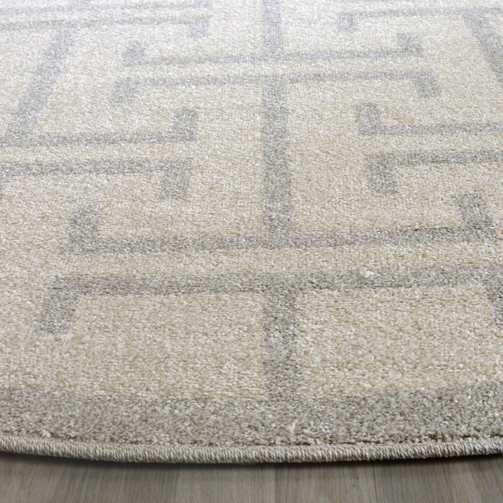 SAFAVIEH Amherst Collection AMT404K Ivory/Light Grey Rug Image 4