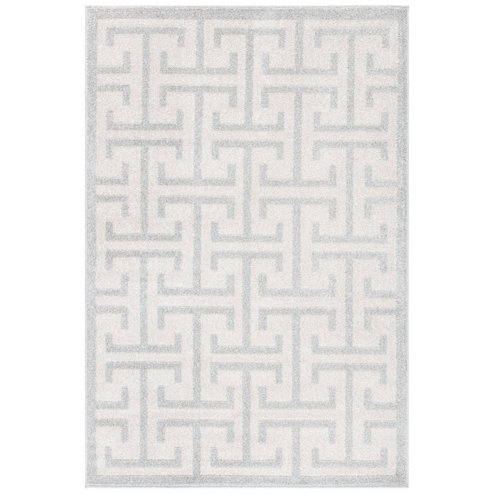 SAFAVIEH Amherst Collection AMT404K Ivory/Light Grey Rug Image 5