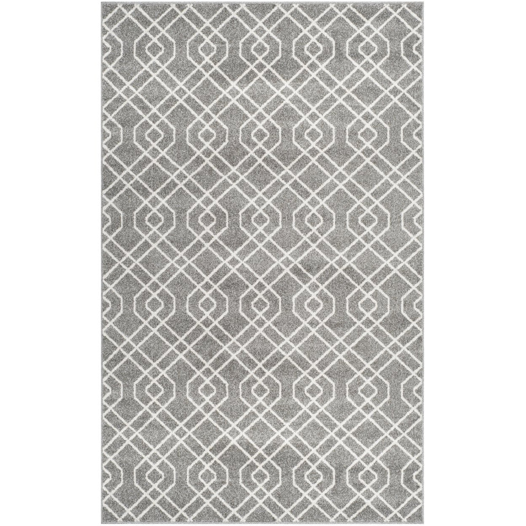 SAFAVIEH Amherst Collection AMT407C Grey / Ivory Rug Image 1