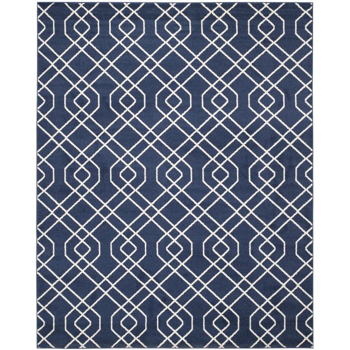 SAFAVIEH Amherst Collection AMT407P Navy / Beige Rug Image 1