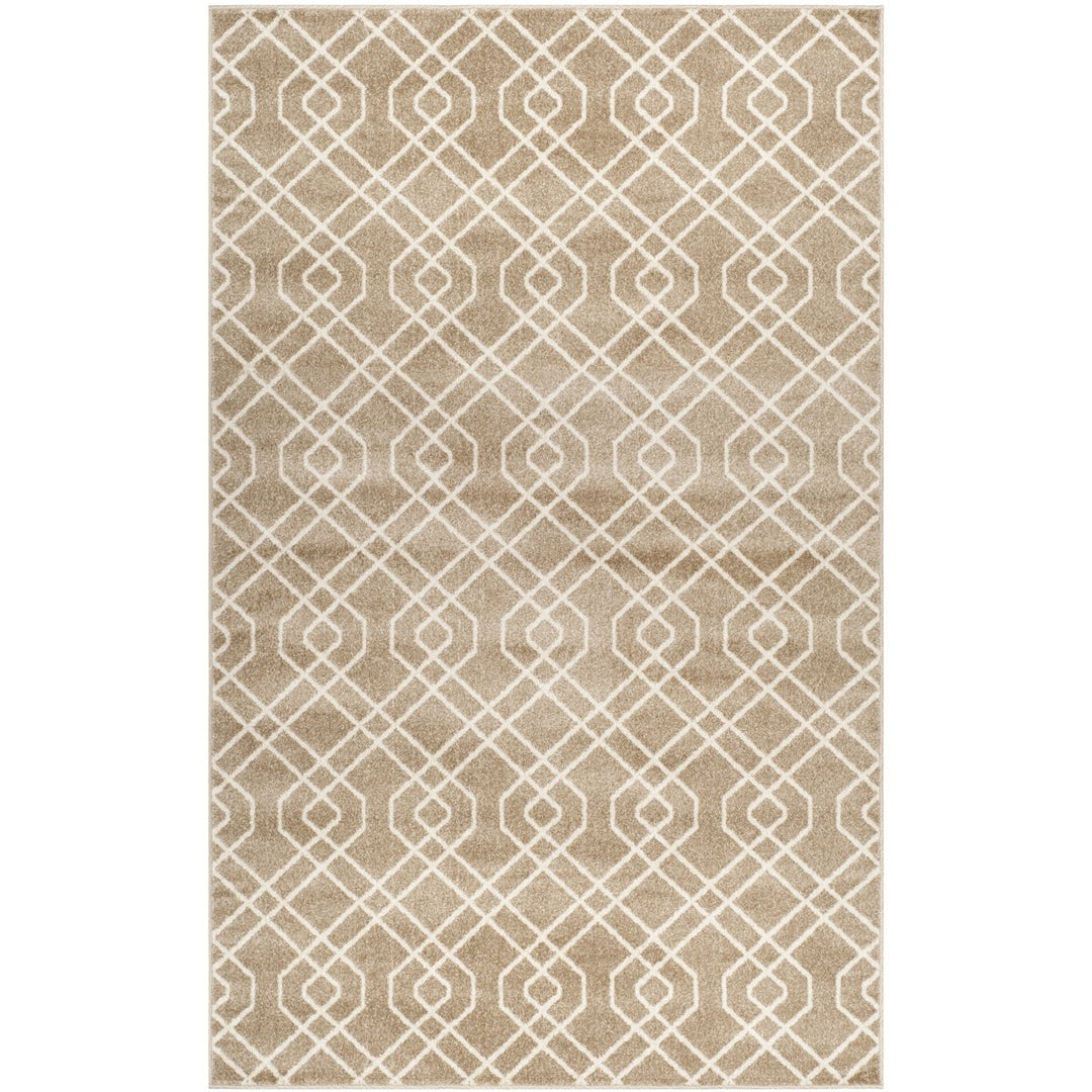 SAFAVIEH Amherst Collection AMT407S Wheat / Beige Rug Image 1