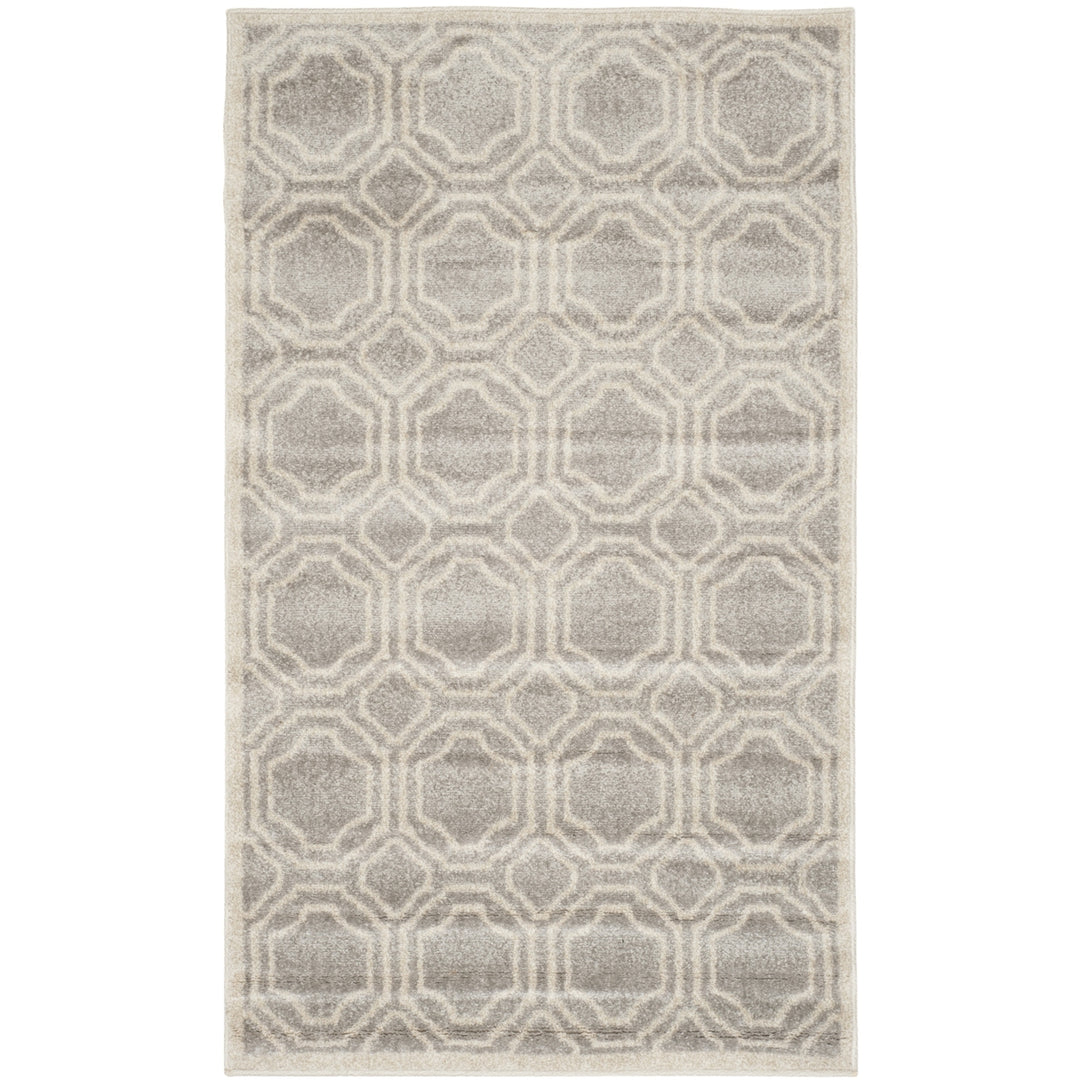 SAFAVIEH Amherst Collection AMT411B Light Grey/Ivory Rug Image 3