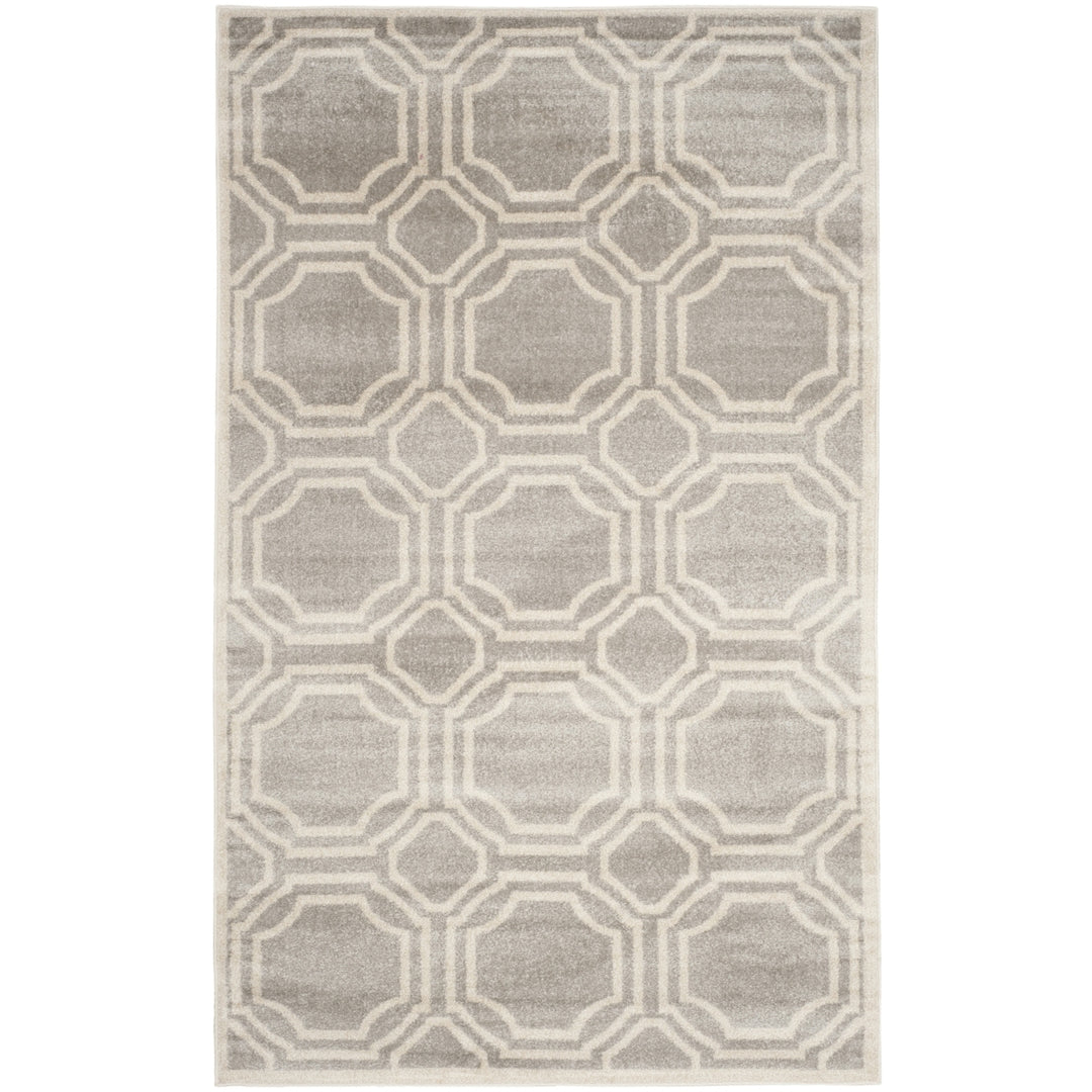 SAFAVIEH Amherst Collection AMT411B Light Grey/Ivory Rug Image 4