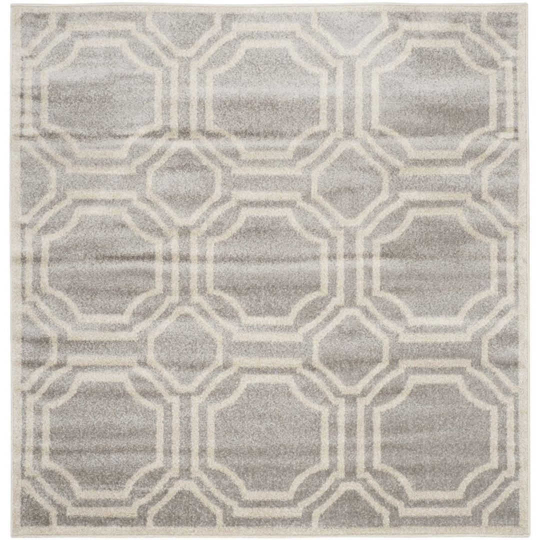 SAFAVIEH Amherst Collection AMT411B Light Grey/Ivory Rug Image 1