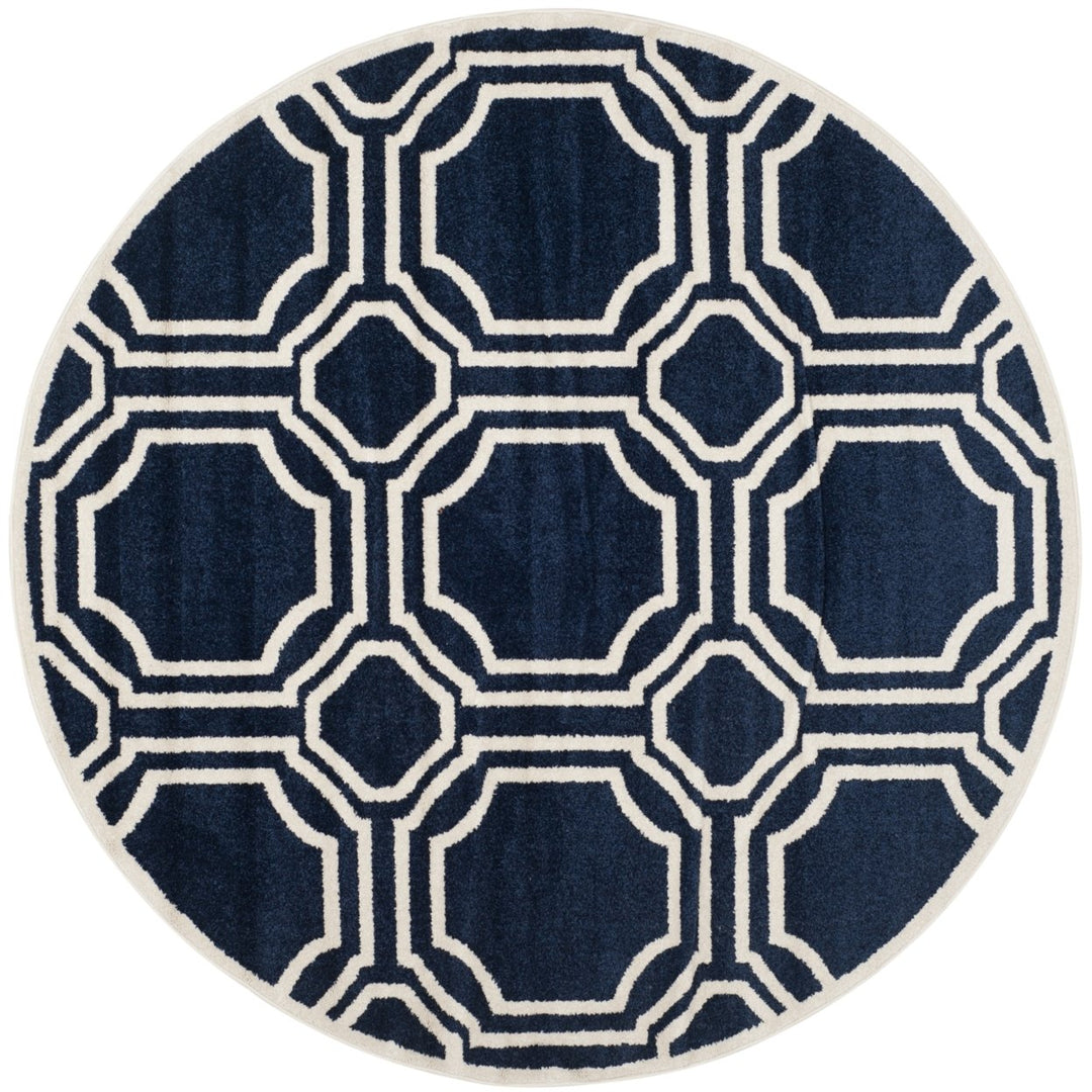 SAFAVIEH AMT411P Amherst Navy / Ivory Image 1