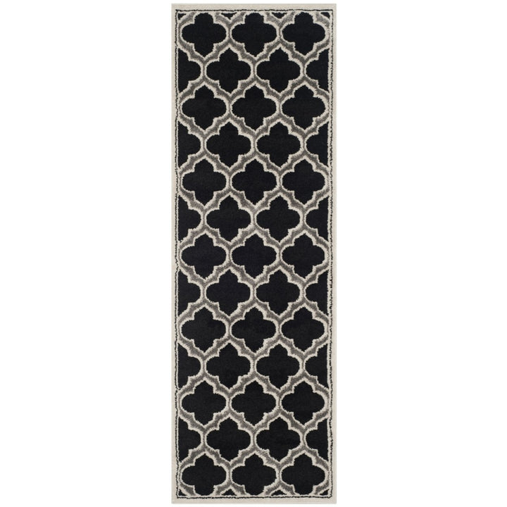 SAFAVIEH Amherst Collection AMT412G Anthracite/Ivory Rug Image 1