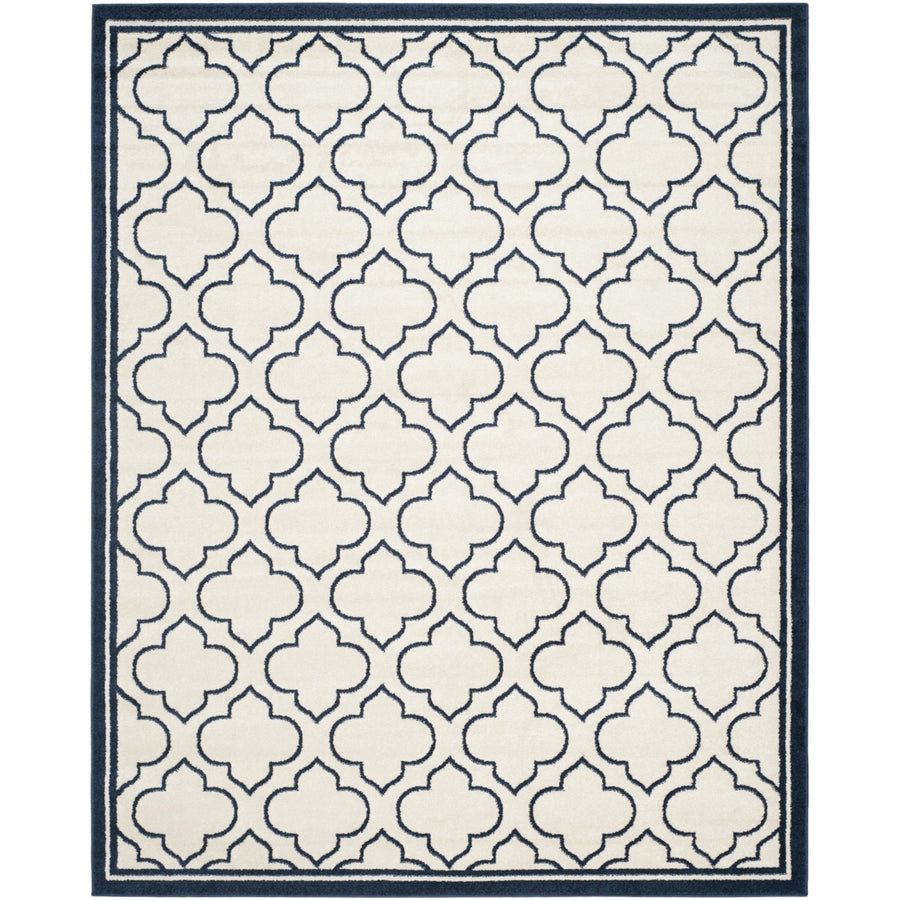 SAFAVIEH Amherst Collection AMT412M Ivory / Navy Rug Image 1