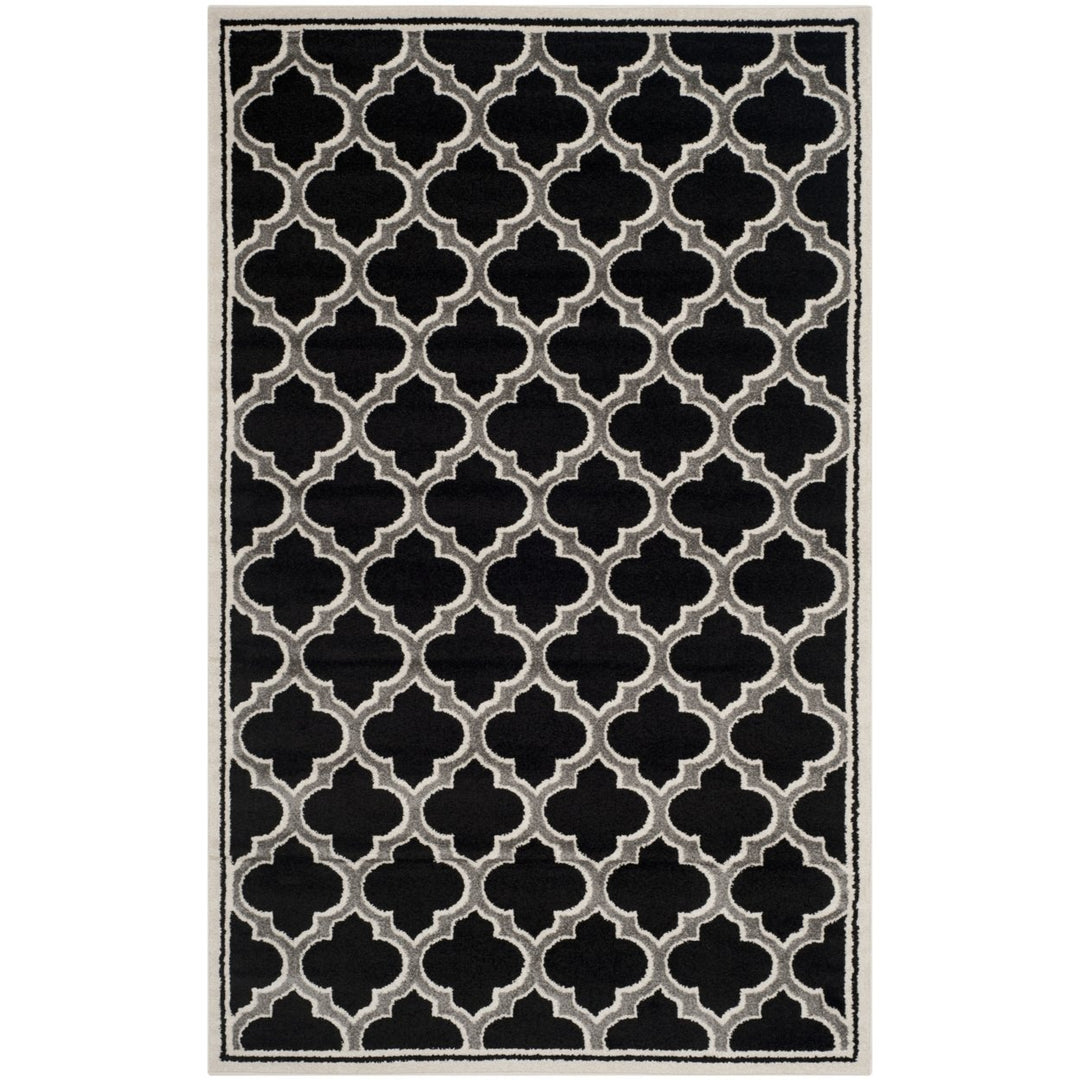 SAFAVIEH Amherst Collection AMT412G Anthracite/Ivory Rug Image 1