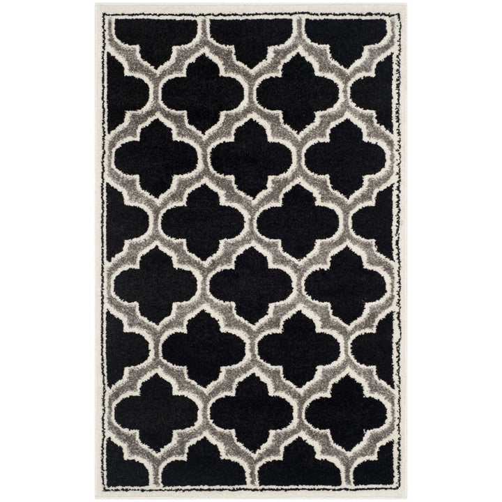 SAFAVIEH Amherst Collection AMT412G Anthracite/Ivory Rug Image 1