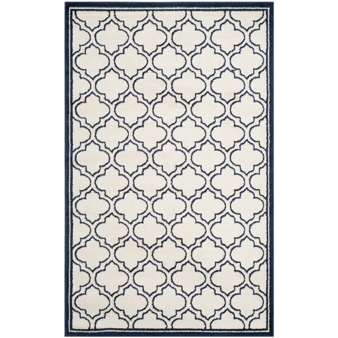 SAFAVIEH Amherst Collection AMT412M Ivory / Navy Rug Image 8