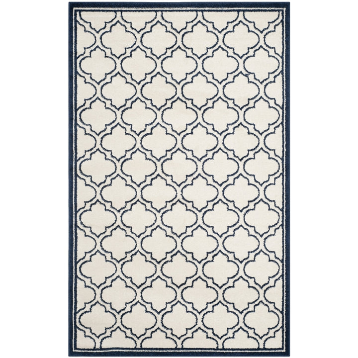 SAFAVIEH Amherst Collection AMT412M Ivory / Navy Rug Image 8