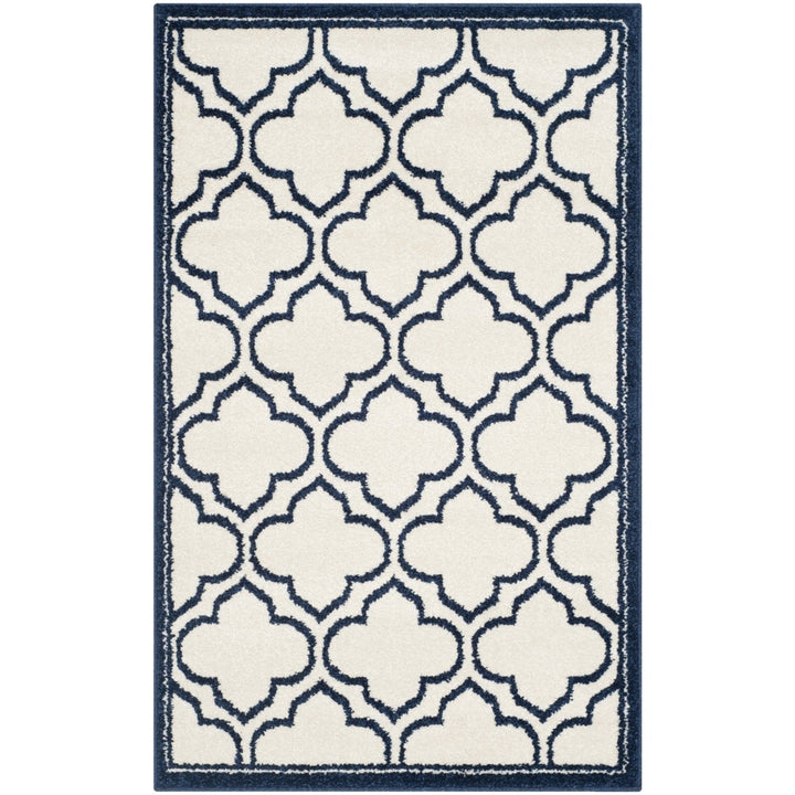 SAFAVIEH Amherst Collection AMT412M Ivory / Navy Rug Image 1