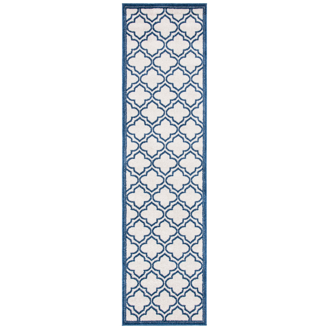 SAFAVIEH Amherst Collection AMT412M Ivory / Navy Rug Image 10