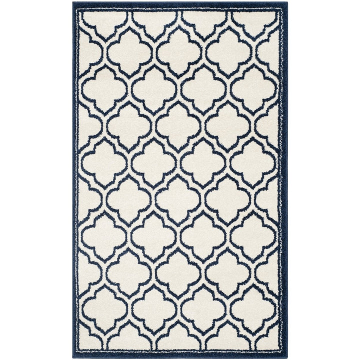 SAFAVIEH Amherst Collection AMT412M Ivory / Navy Rug Image 1