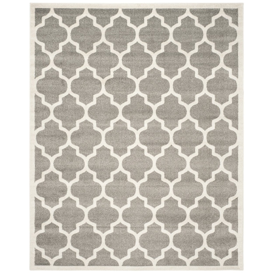 SAFAVIEH Amherst Collection AMT420R Dark Grey / Beige Rug Image 1